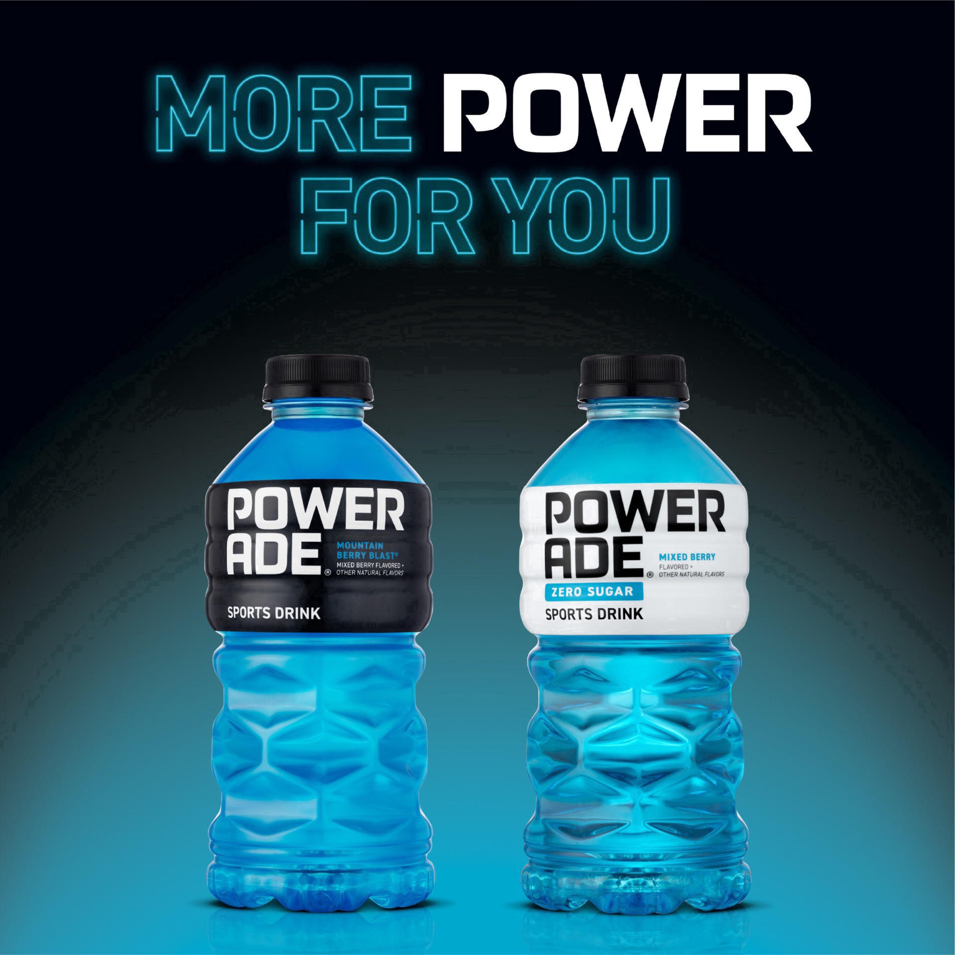 slide 4 of 20, Powerade Zero Sugar Mixed Berry Sports Drink 28.0 oz, 28 fl oz