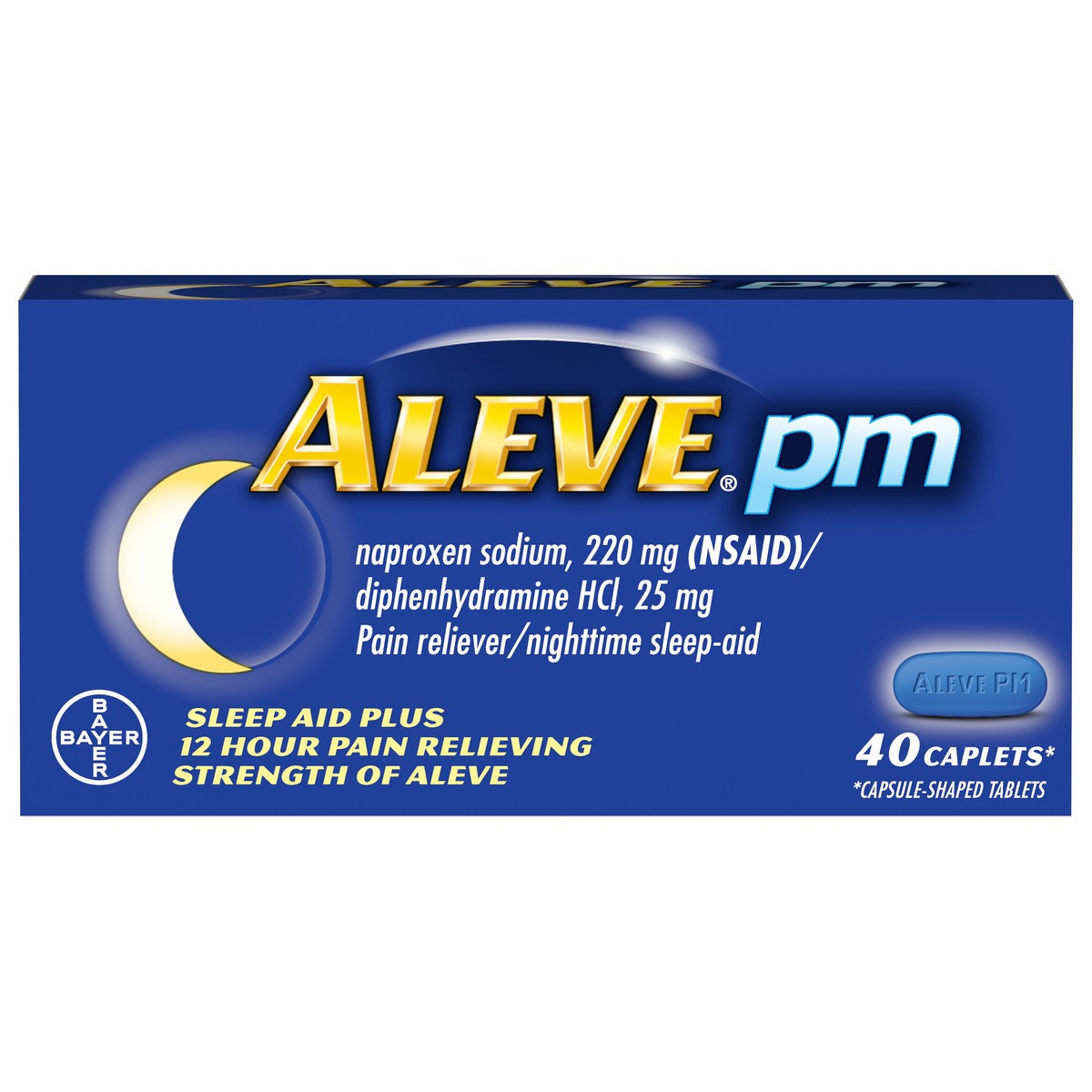 slide 1 of 6, Aleve Chronic Pain Relief Caplets, 40 ct