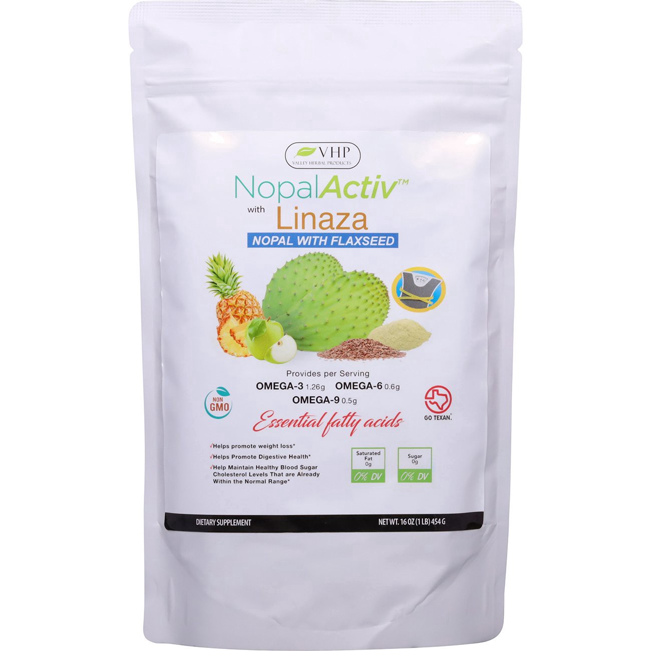 slide 1 of 1, VHP NopalActiv with Linaza 16 oz, 16 oz