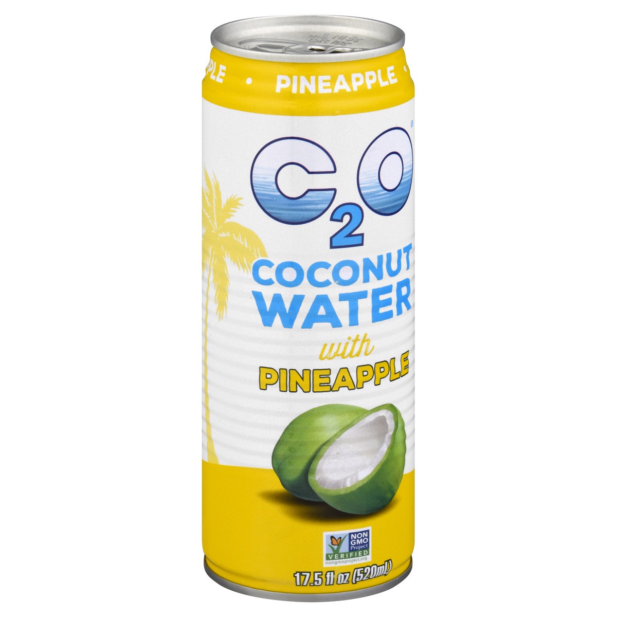 slide 3 of 9, C2O Pineapple Coconut Water with Pineapple 17.5 fl oz, 17.5 fl oz
