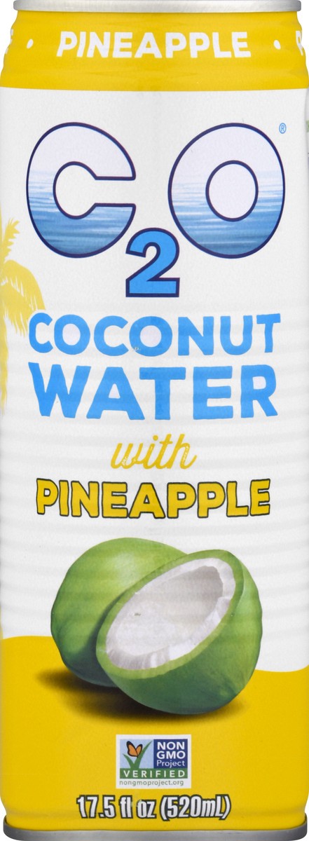 slide 7 of 9, C2O Pineapple Coconut Water with Pineapple 17.5 fl oz, 17.5 fl oz