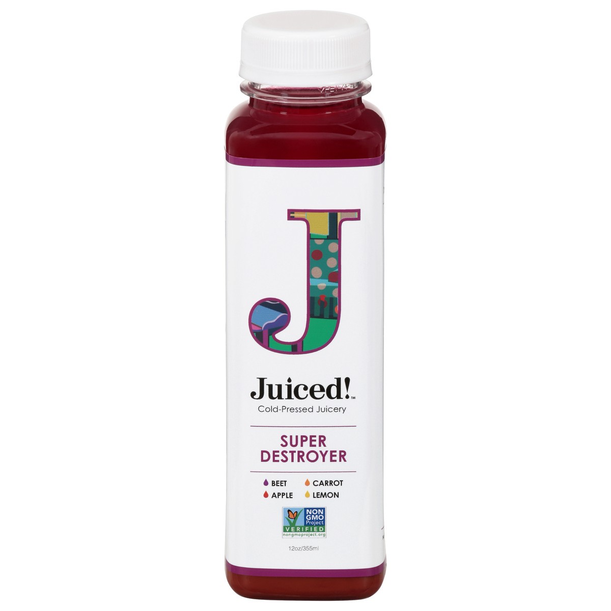 slide 1 of 13, Juiced! Cold-Pressed Super Destroyer Juice 12 oz, 12 oz