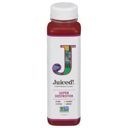 Juiced! Cold-Pressed Super Destroyer Juice 12 oz