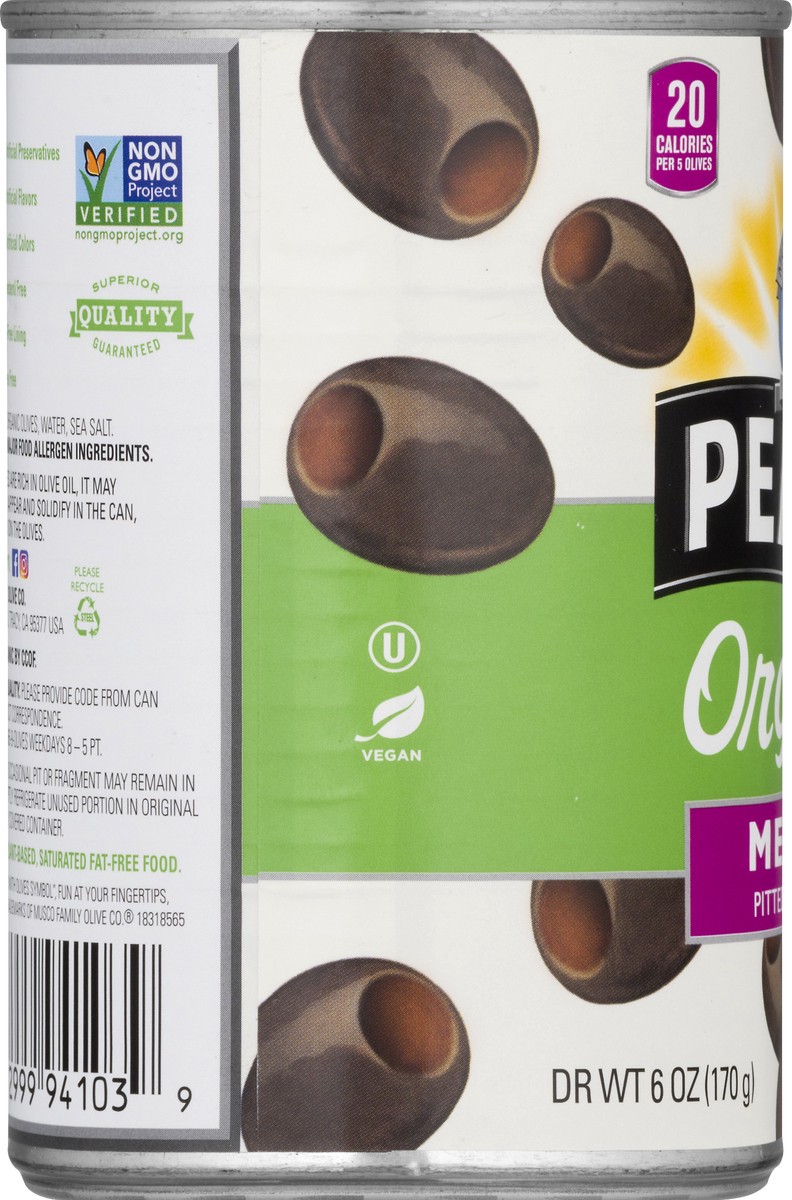 slide 9 of 9, Pearls Organic Medium Pitted Ripe Olives, 1 ct