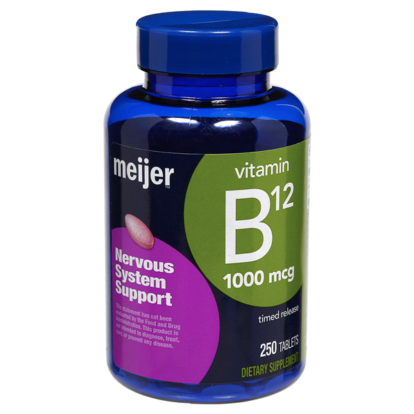 slide 1 of 1, Meijer Vitamin B12 1000 mcg, 250 ct