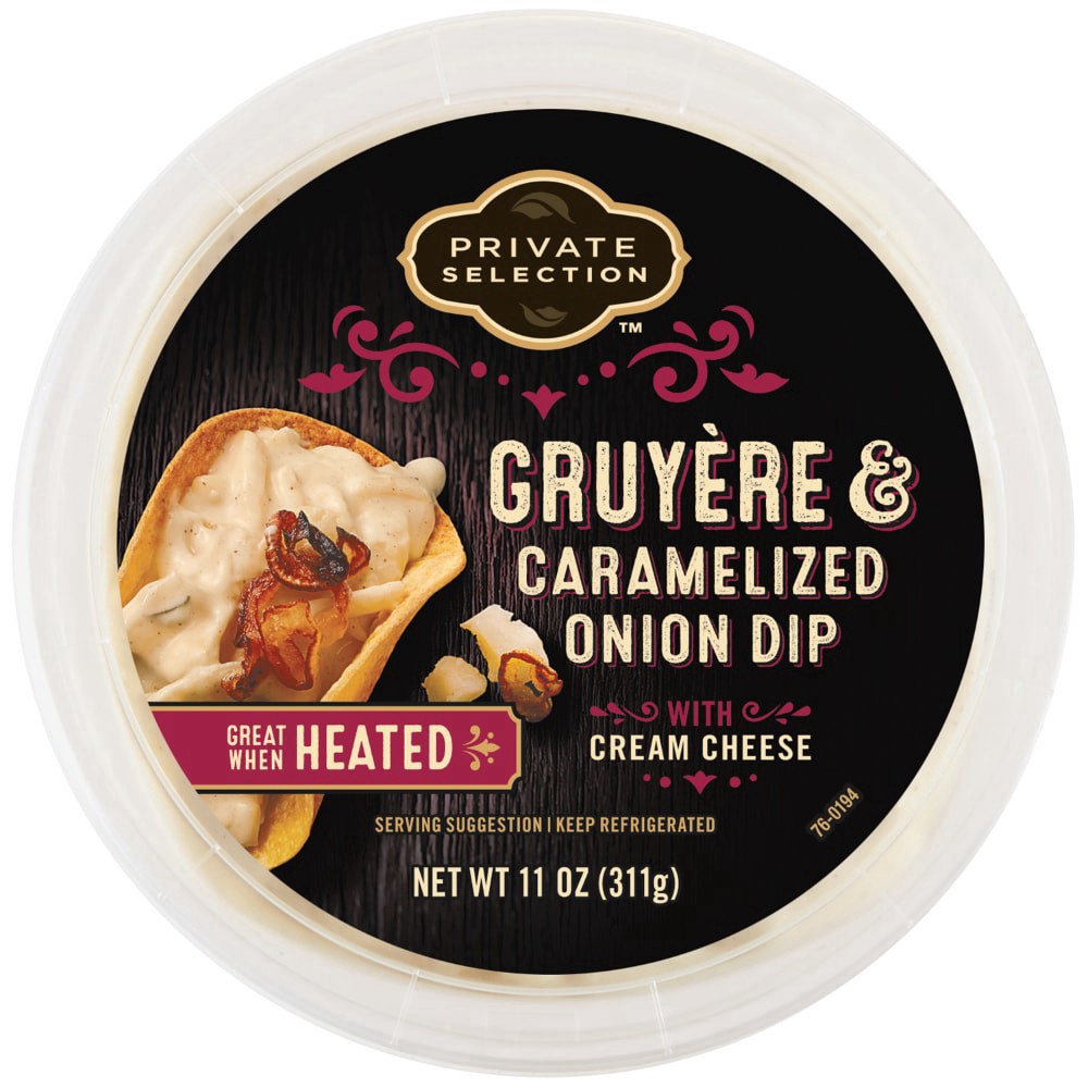 slide 3 of 4, Private Selection Gruyere And Caramelized Onion Dip, 11 oz