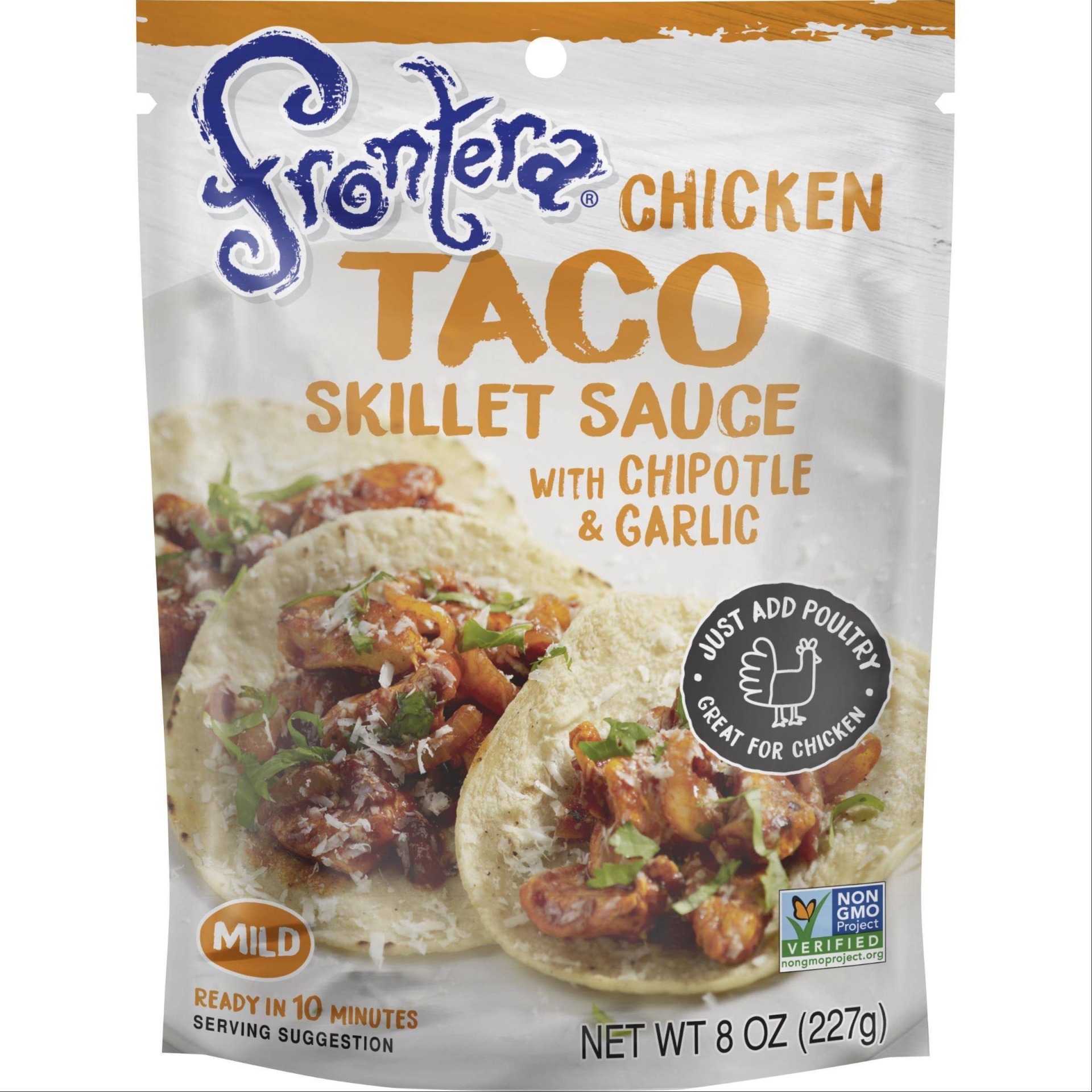 slide 1 of 2, Frontera Sauce Skillet Taco New Mexico Medium Pouch - 8 Oz, 8 oz