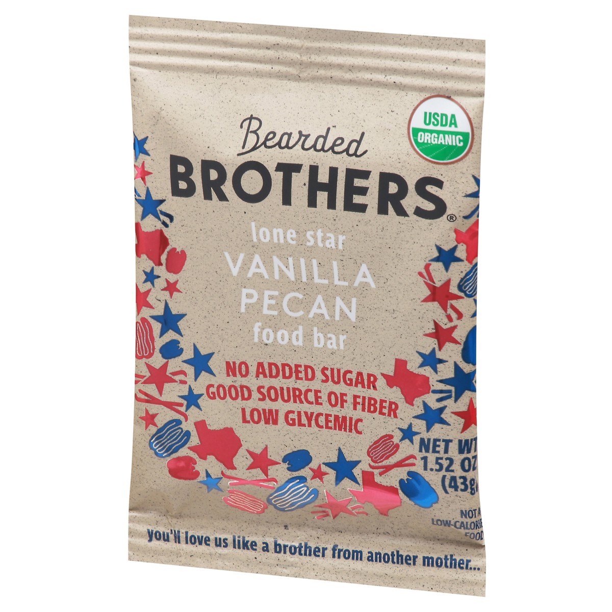 slide 3 of 9, Bearded Brothers Vanilla Pecan Food Bar, 1.52 oz
