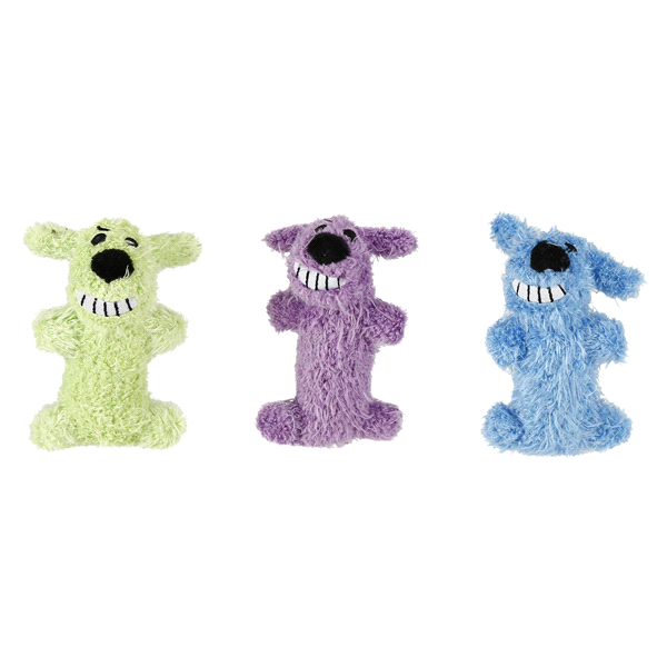 slide 1 of 1, Meijer Playtime Loofa Dog With Catnip Assorted Colors Cat Toy, 1 ct