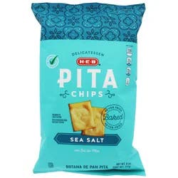 H-E-B Sea Salt Pita Chips