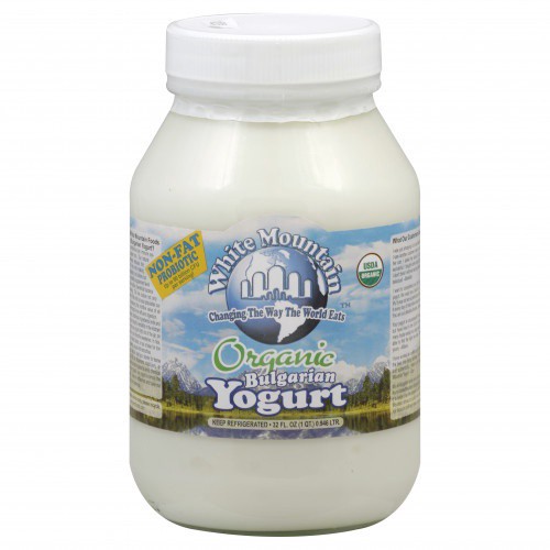 slide 1 of 2, White Mountain Organic Bulgarian Yogurt, 32 oz