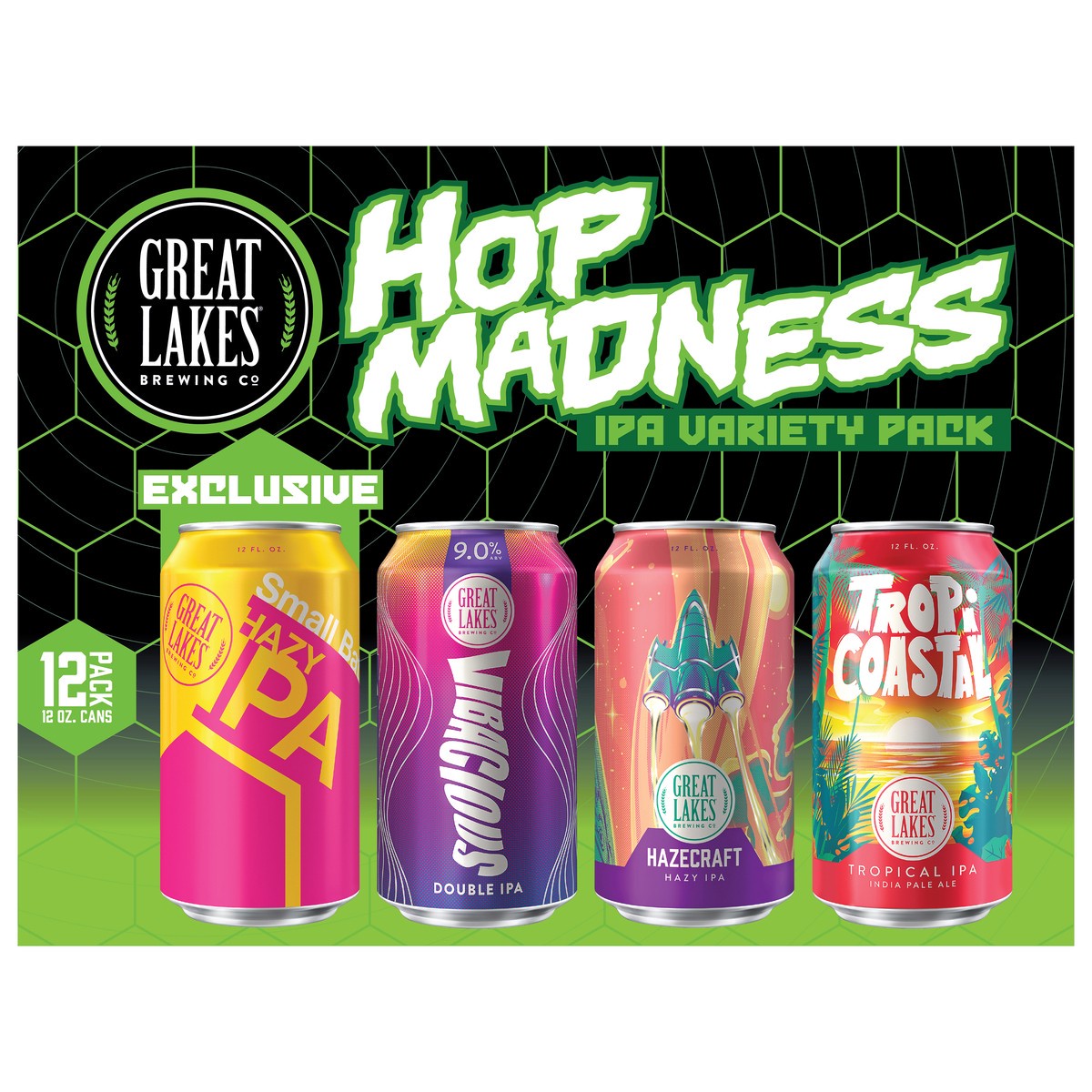 Great Lakes Brewing Co. Great Lakes Hop Madness IPA Variety 12oz 12