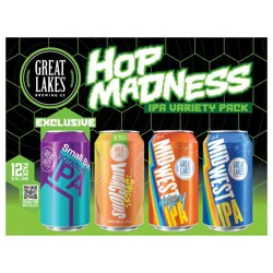 Great Lakes Brewing Co. Great Lakes Hop Madness Beer IPA Variety Pack