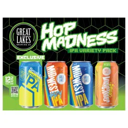 Great Lakes Brewing Co. Great Lakes Hop Madness Beer IPA Variety Pack