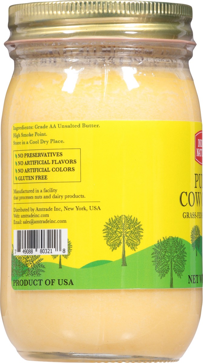 slide 6 of 14, India's Nature Pure Grass-Fed Home Style Cow Ghee 16 oz, 16 oz