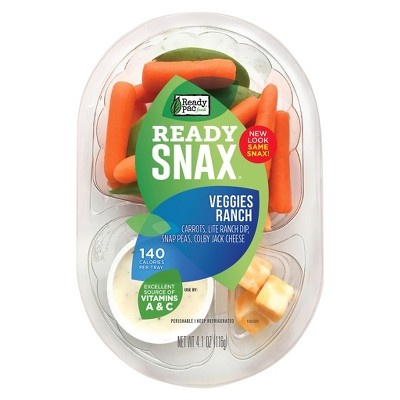 slide 1 of 1, Ready Pac Veggies & Cheese with Ranch Dip 4.1 oz, 4.1 oz
