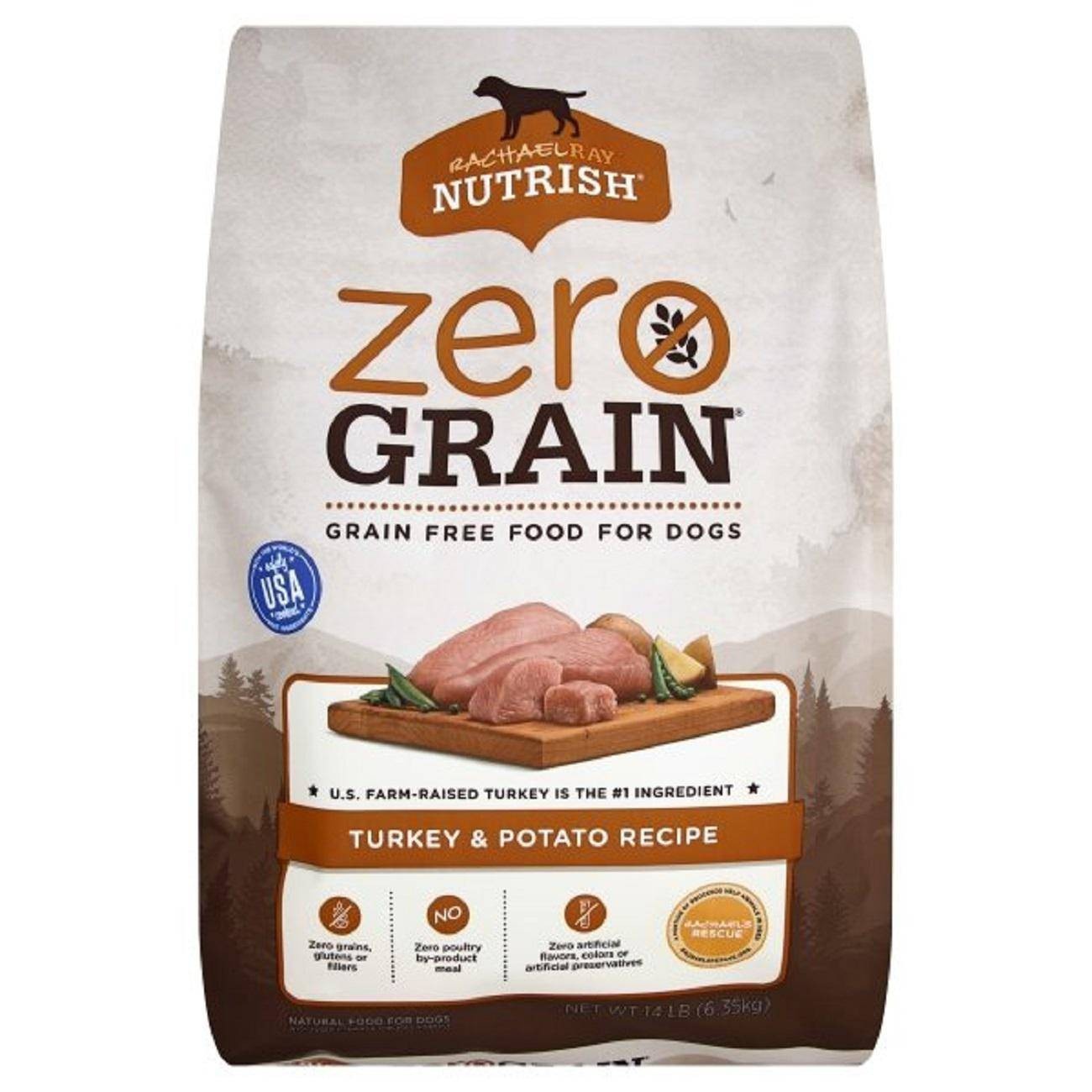 slide 1 of 2, Rachael Ray Nutrish Zero Grain Turkey and Potato Recipe Dry Dog Food, 14 lb