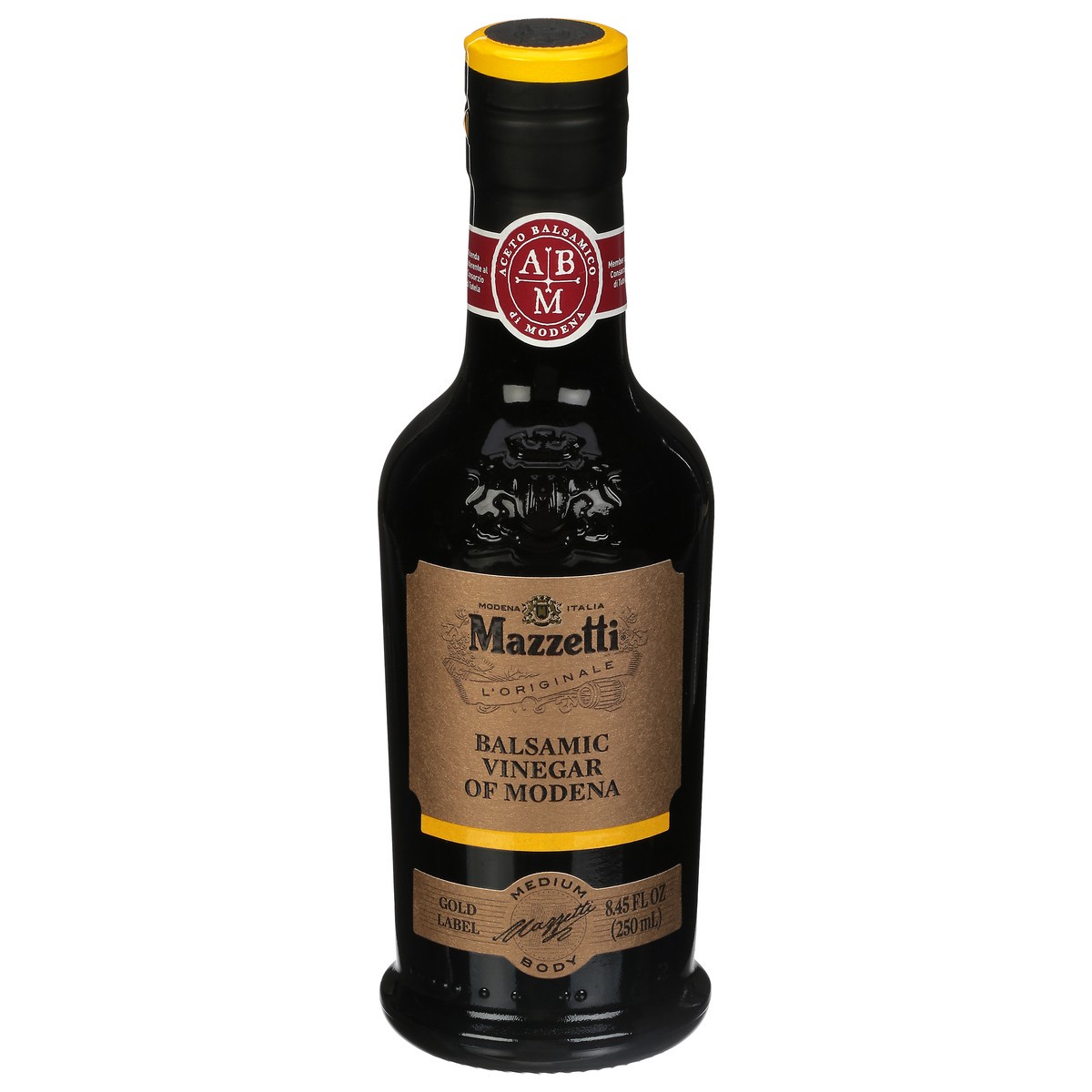 slide 1 of 5, Mazzetti l'Originale Gold Label Medium Body Gold Label Balsamic Vinegar of Modena 8.45 fl oz, 8.45 fl oz