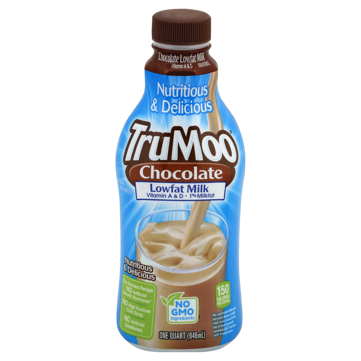 slide 3 of 8, TruMoo Milk 1 qt, 1 qt