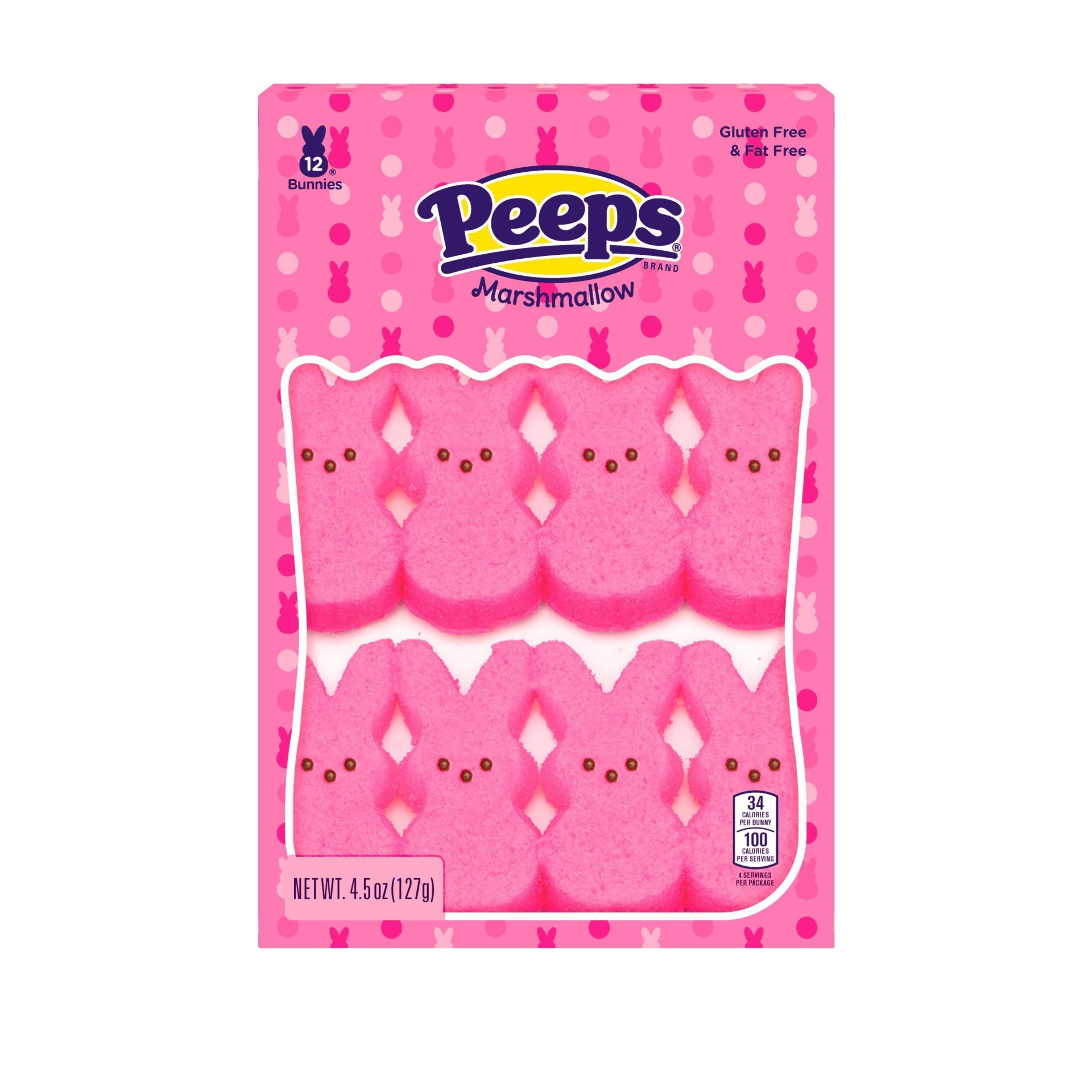 slide 1 of 6, Peeps Easter Pink Bunnies, 4.5 oz