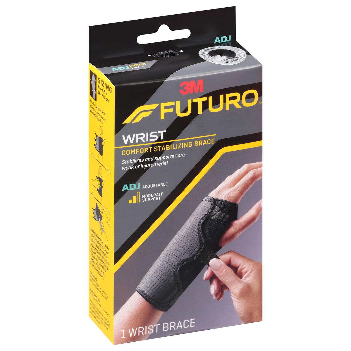 slide 2 of 9, Futuro Comfort Stabilizing Wrist Brace, Adjustable, 1 ct