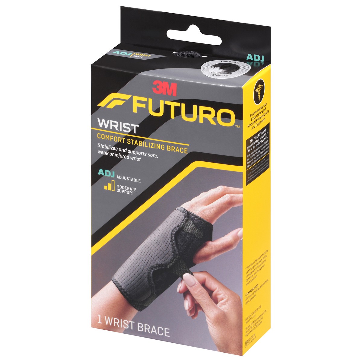 slide 5 of 9, Futuro Comfort Stabilizing Wrist Brace, Adjustable, 1 ct