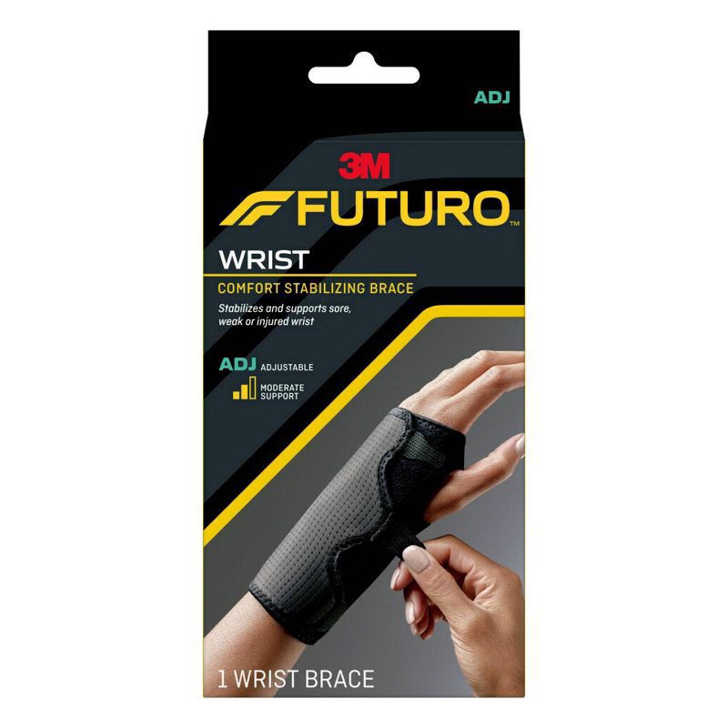 slide 1 of 9, Futuro Comfort Stabilizing Wrist Brace, Adjustable, 1 ct