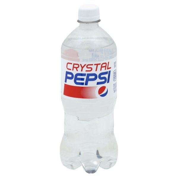 slide 1 of 2, Crystal Pepsi, 20 fl oz