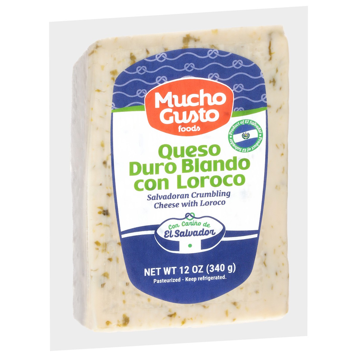 slide 5 of 13, Mucho Gusto Foods Salvadoran Crumbling Cheese with Loroco 12 oz, 12 oz