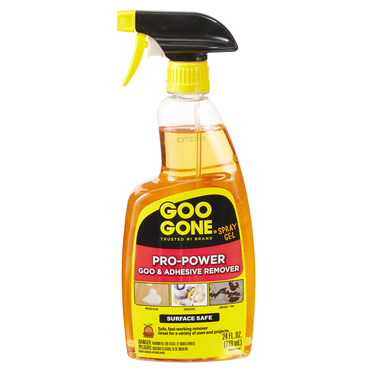 slide 1 of 1, Goo Gone Adhesive Remover Spray, 24 oz