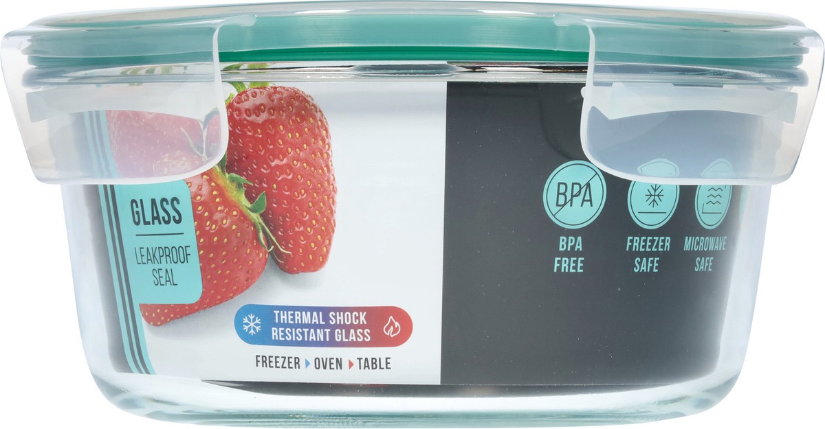 slide 8 of 12, OXO Good Grips Smart Seal Glass Round Container 1 ea, 1 ct
