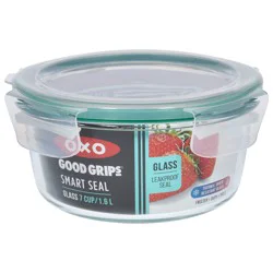 Oxo Good Grips Smart Seal Glass Round Container 1 ea
