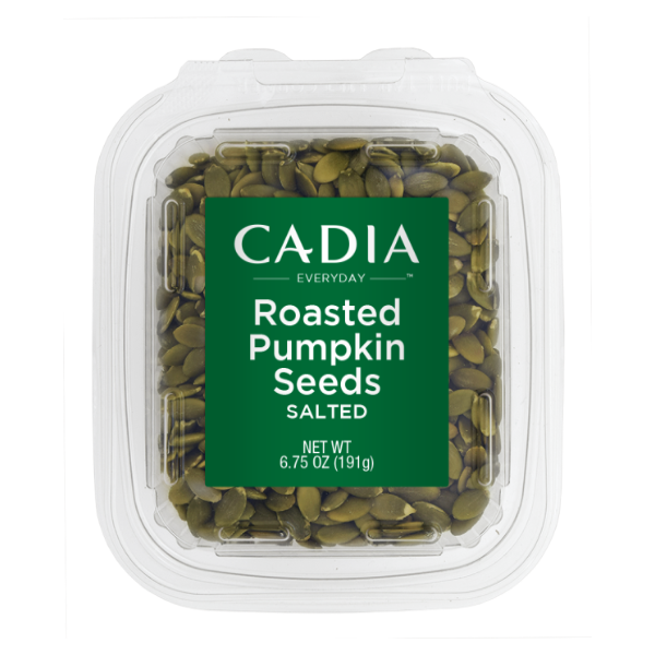 slide 1 of 1, Made With Roasted & Salted Pumpkin Seeds Tub, 1 ct