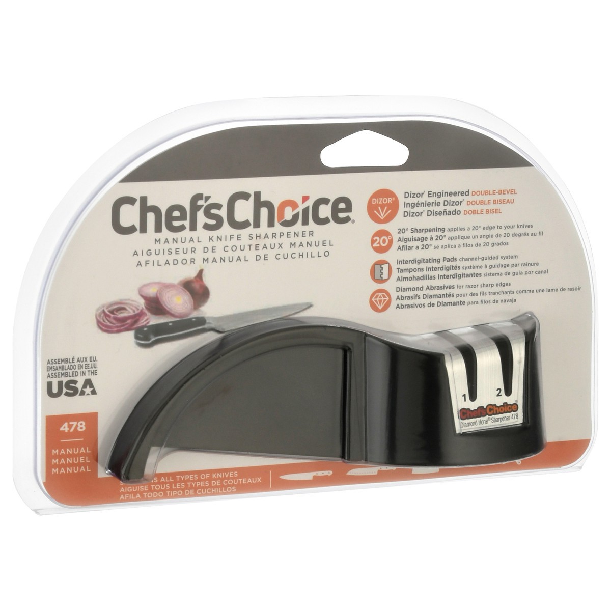 slide 8 of 9, Chef's Choice Compact Knife Sharpener, 1 ct