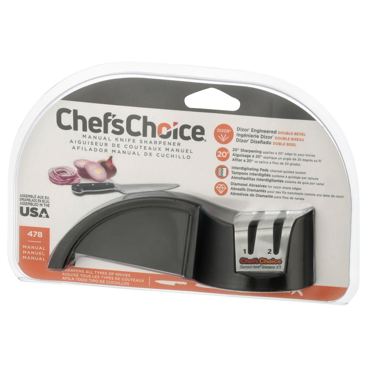 slide 9 of 9, Chef's Choice Compact Knife Sharpener, 1 ct