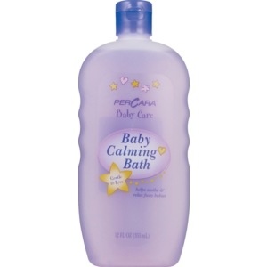 slide 1 of 1, PerCara Baby Calming Bath Helps Soothe and Relax Fussy Babies, 12 oz