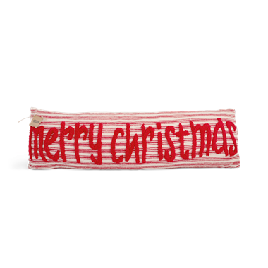 slide 1 of 1, Mud Pie Merry Christmas Stripe Pillow, 1 ct