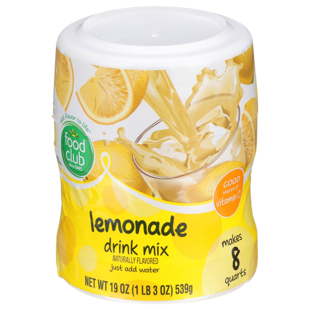 slide 3 of 9, Food Club Lemonade Drink Mix, 8 qt