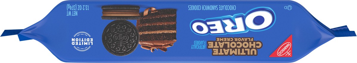 slide 6 of 9, OREO Ultimate Chocolate Creme Chocolate Sandwich Cookies, Limited Edition, 13.2 oz Pack, 13.2 oz