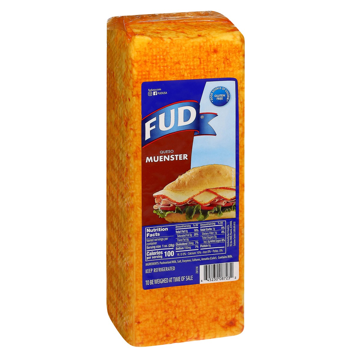 slide 10 of 14, FUD Muenster Cheese 1 Each, 1 ct