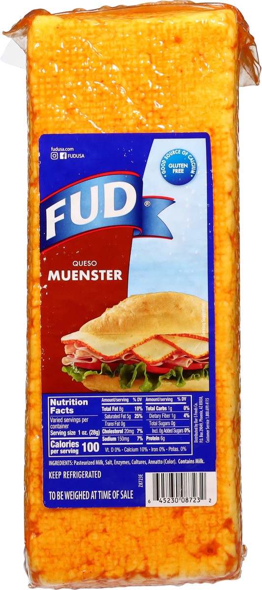 slide 5 of 14, FUD Muenster Cheese 1 Each, 1 ct