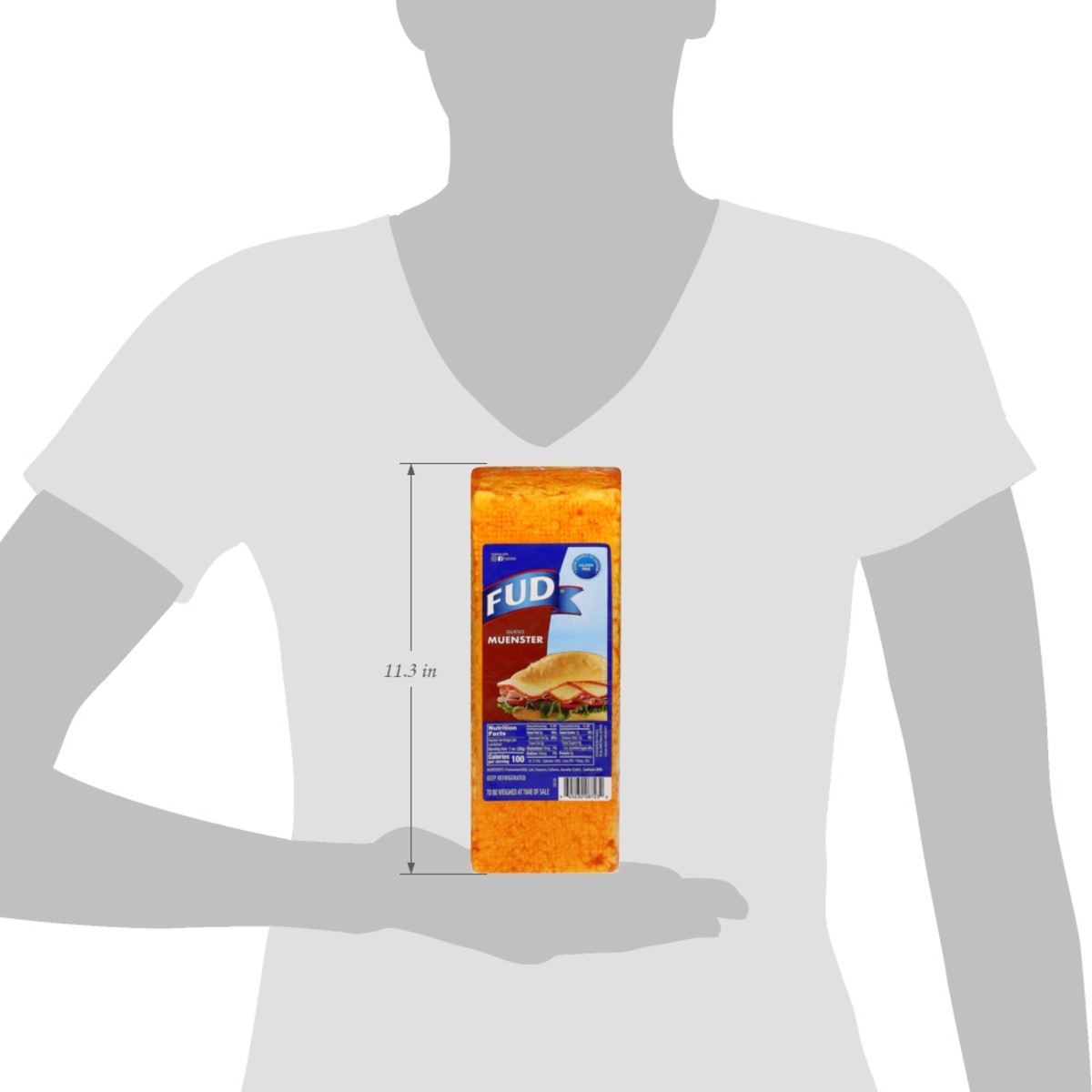 slide 9 of 14, FUD Muenster Cheese 1 Each, 1 ct