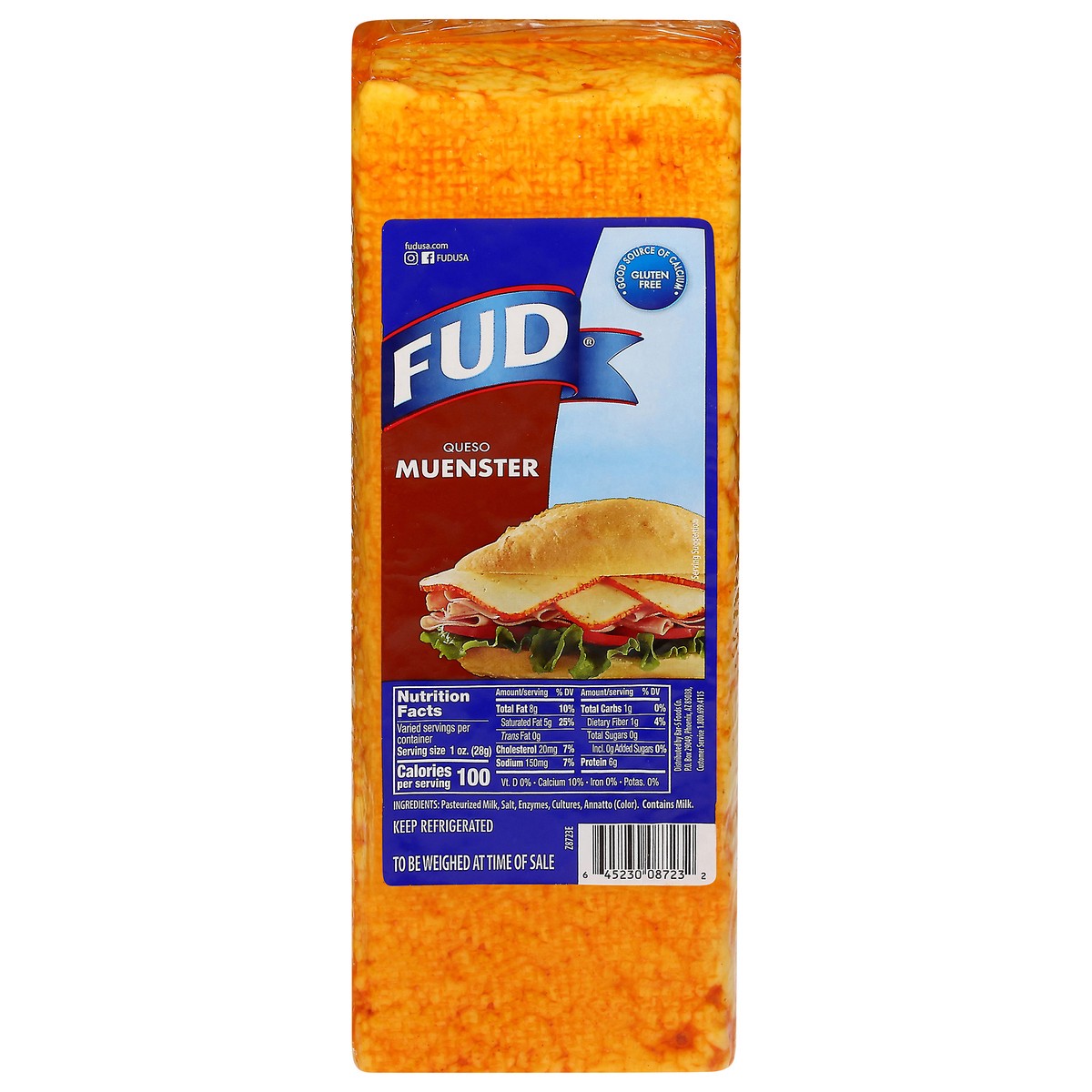 slide 6 of 14, FUD Muenster Cheese 1 Each, 1 ct