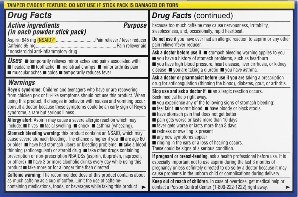 slide 4 of 5, Pain Relief Powder - Each, 50 ct