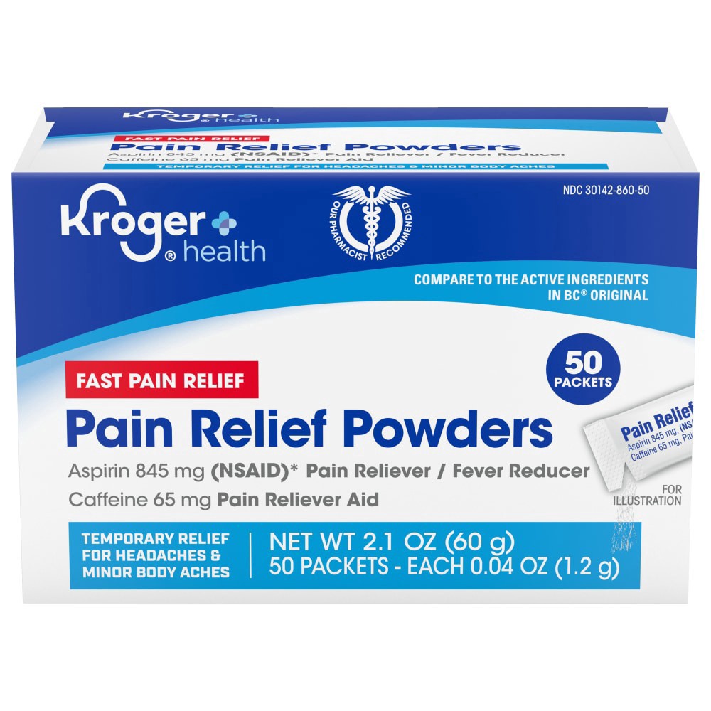 slide 2 of 5, Pain Relief Powder - Each, 50 ct