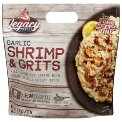 Legacy Foods Garlic Shrimp & Grits 21 oz