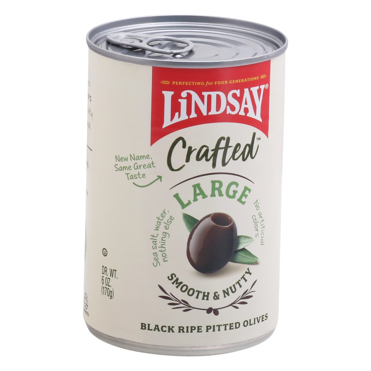 slide 2 of 10, Lindsay Crafted Large Pitted Ripe Black Olives, 6 oz