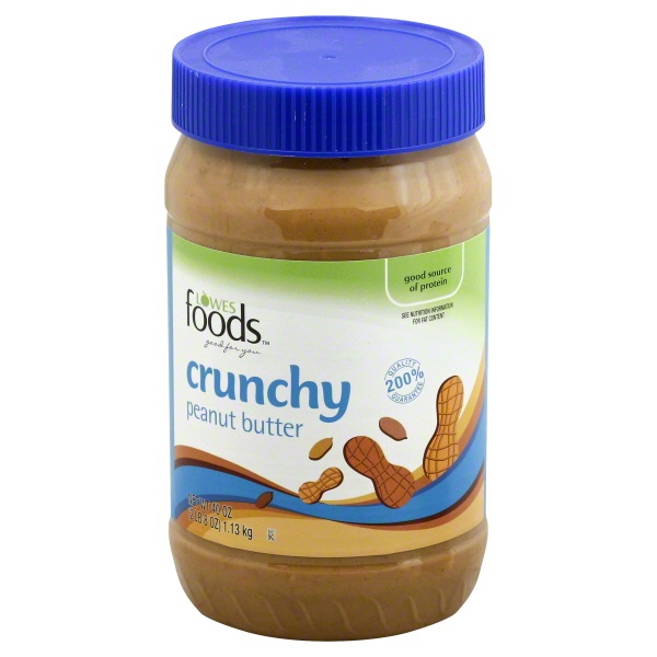 slide 1 of 1, Lowes Foods Peanut Butter Crunchy, 40 oz