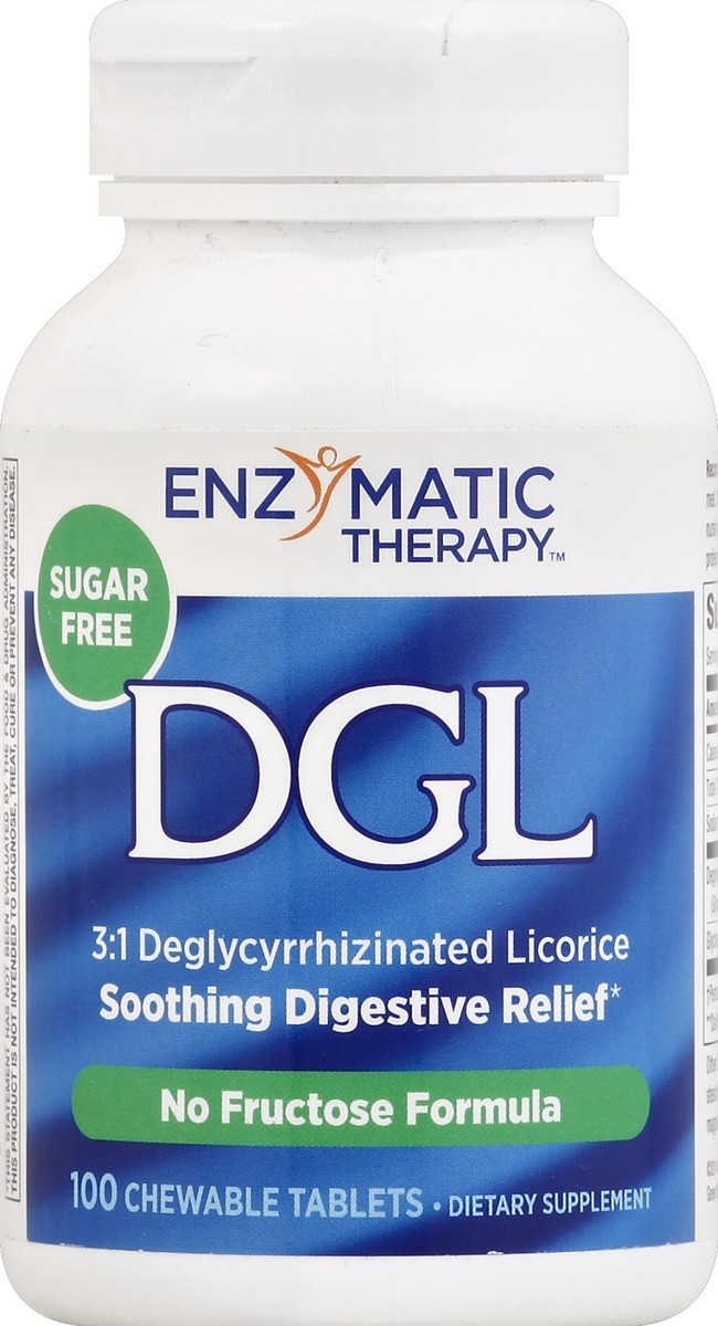 slide 1 of 1, Enzymatic Therapy DGL 100 ea, 100 ct