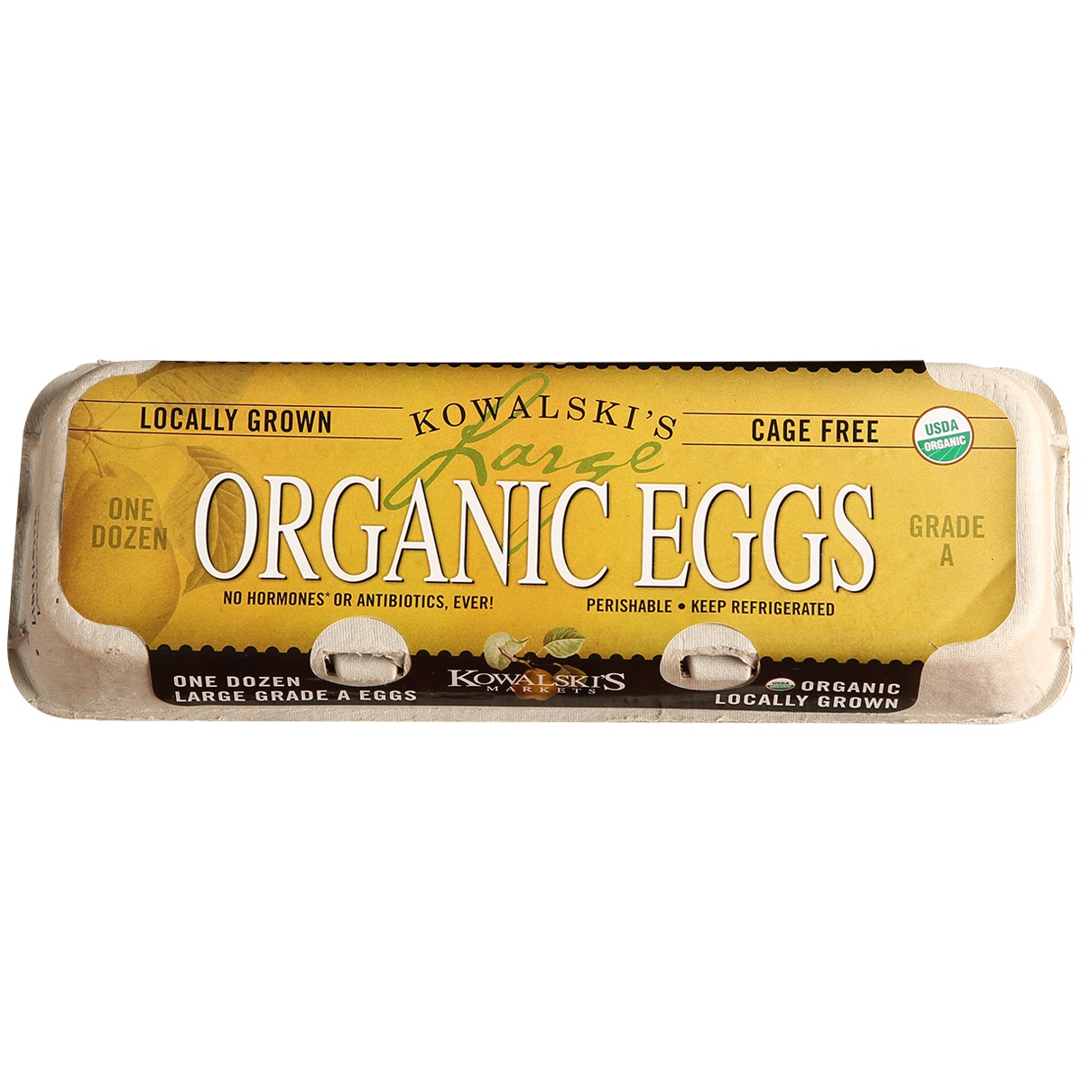 slide 1 of 1, Kowalski's Organic Large Eggs, 1 doz